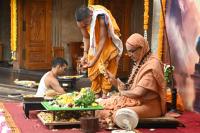 Vyasa Pujana - Guru Purnima, 10th July 2025. Pictures Courtesy Shriyuts Dinesh Karkal and Abhinav Kalla